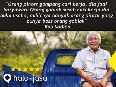 Pemikiran Sukses Bob Sadino Dalam Karirnya